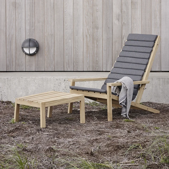 Fritz Hansen - Skagerak Auflage für Between Lines Deck Chair, charcoal