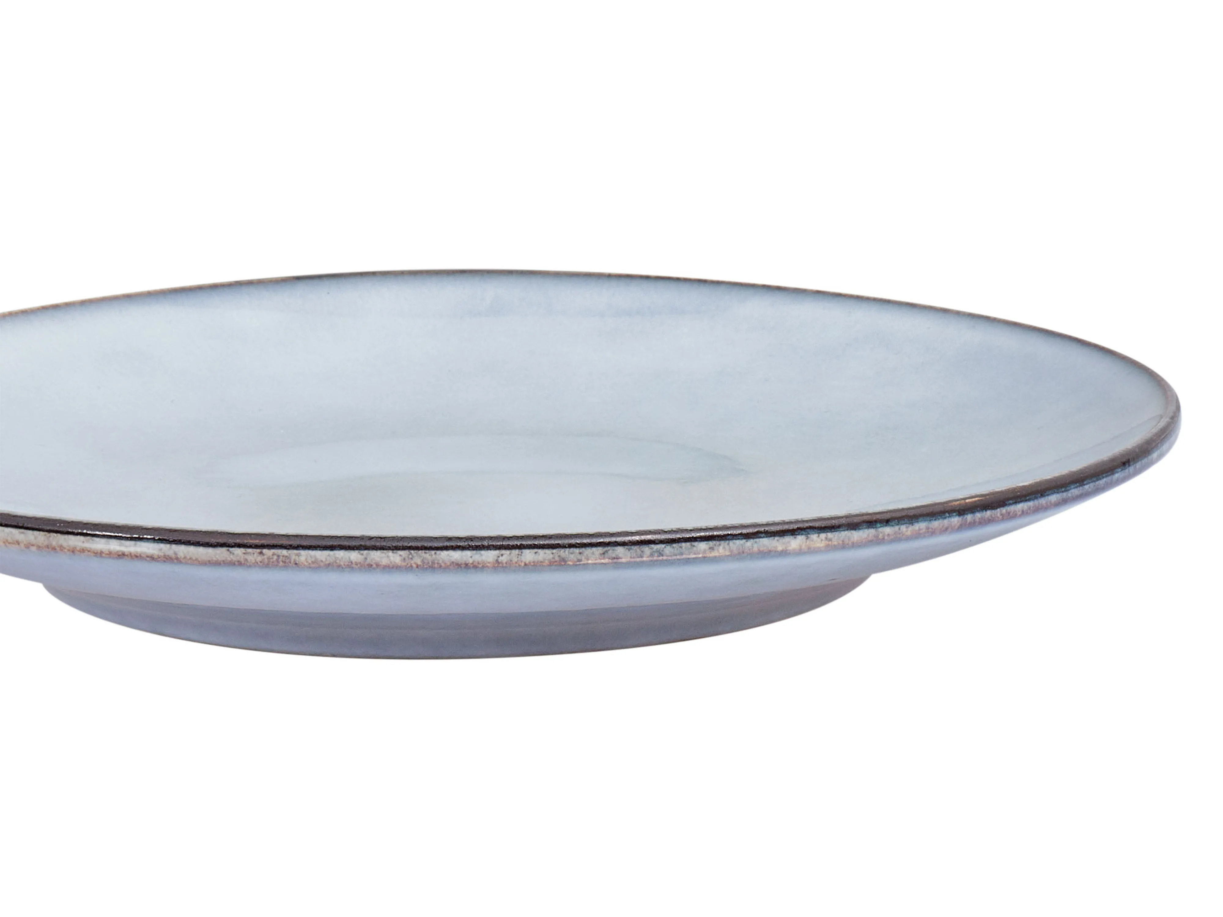 Set van 4 dinerborden JUNIPER Steengoed Lichtblauw