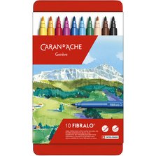 Feutre FIBRALO, boîte métal de 10