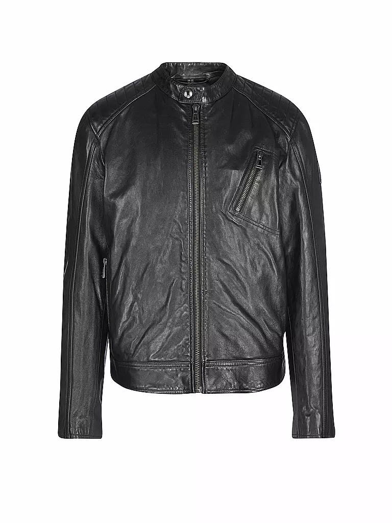 BELSTAFF Lederjacke V-Racer schwarz