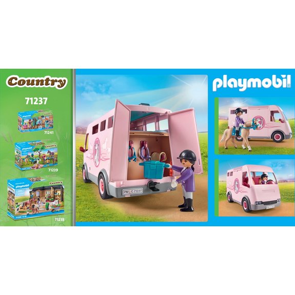 Van avec Chevaux Playmobil Country 71237