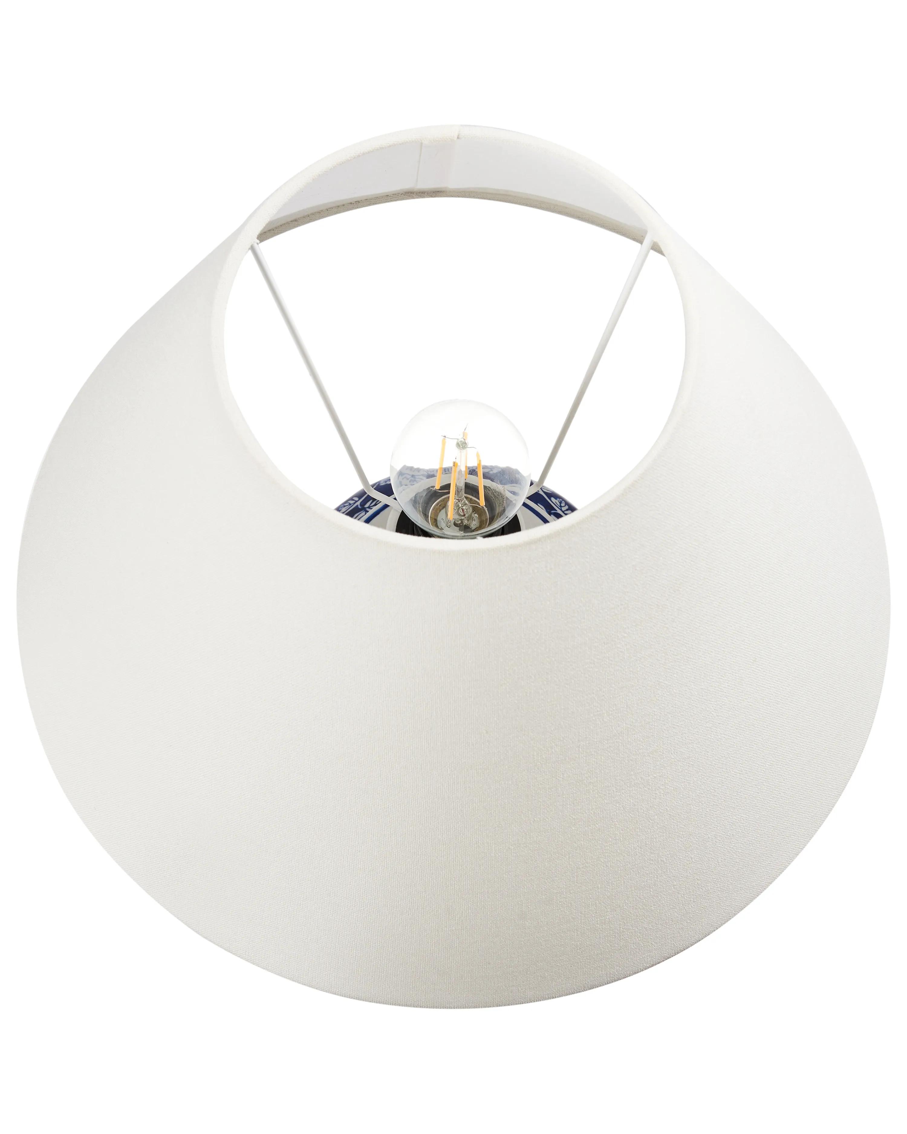 Tafellamp ANGELES Porselein Blauw