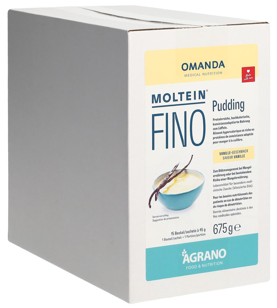 moltein FINO Pudding Vanille Btl 45 g
