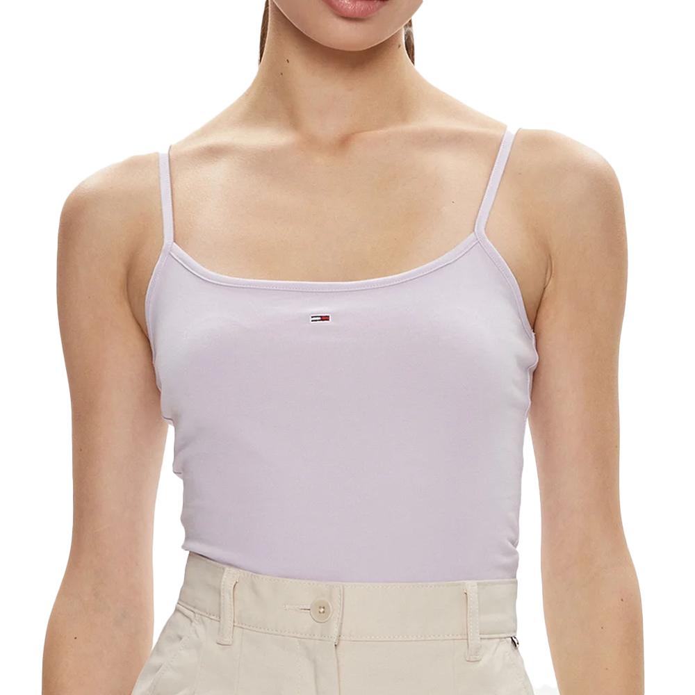 Tommy Hilfiger Débardeur Violet Femme Tommy Hilfiger Essential