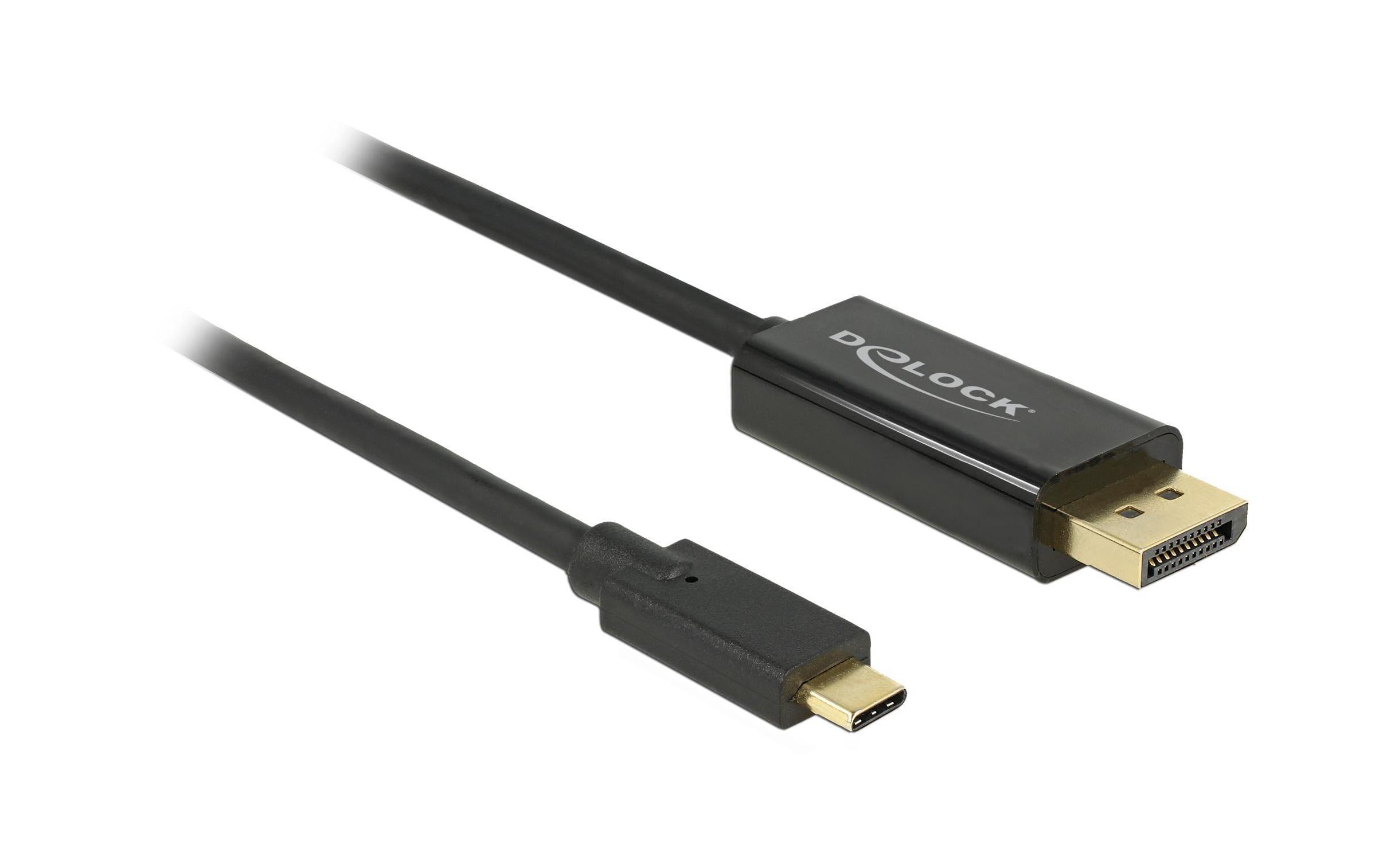 Kabel 4K 60Hz USB Type-C - DisplayPort, 3 mUSB-C zu Displayport Kabel