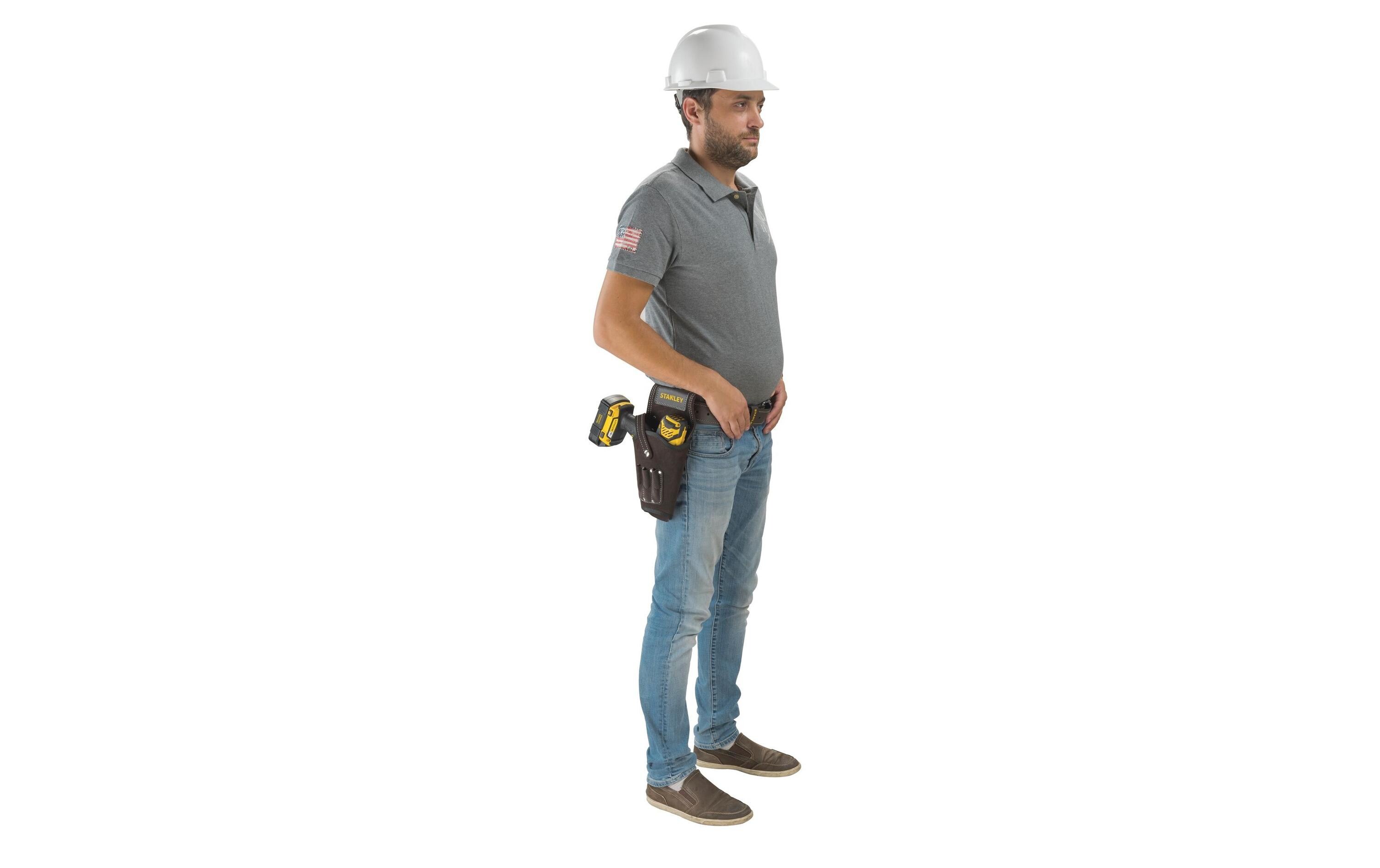Gürteltasche LederAkku-Bohrer-Halfter aus Leder