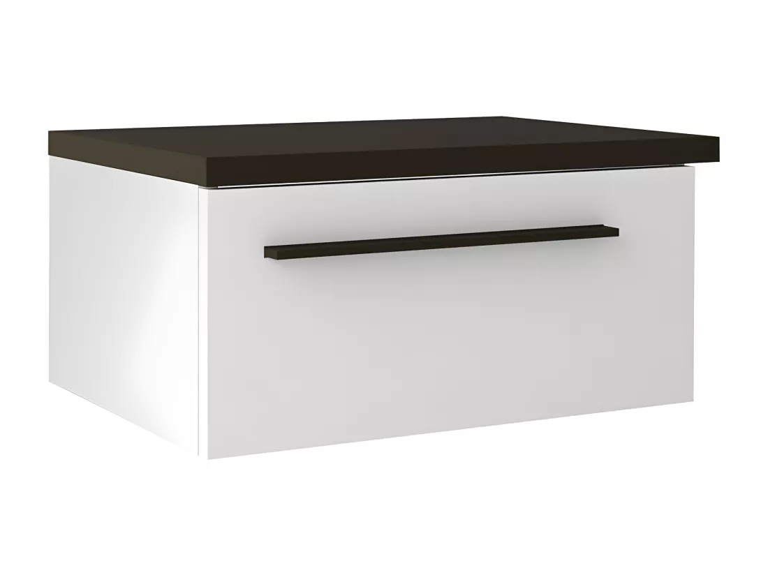 Chambre Adulte Complète Gris Moonstone/Blanc (160*200) - FLORINE n°1