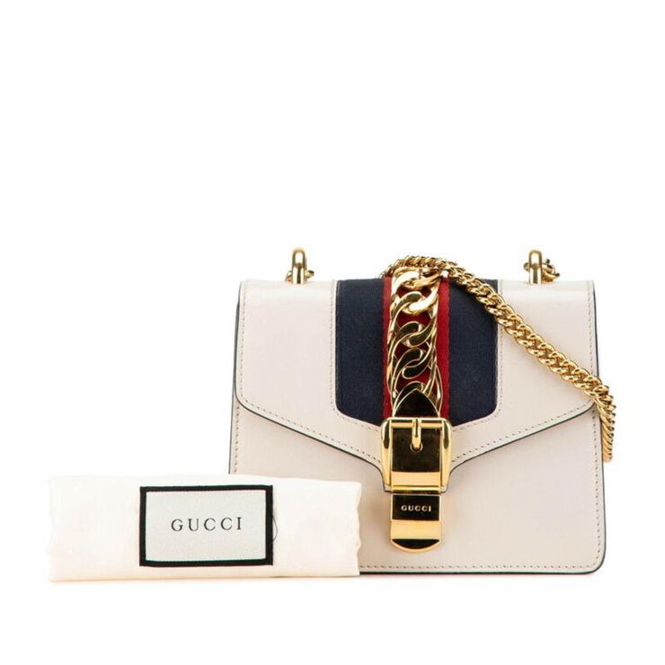 Gucci Vintage Gucci Sylvie White