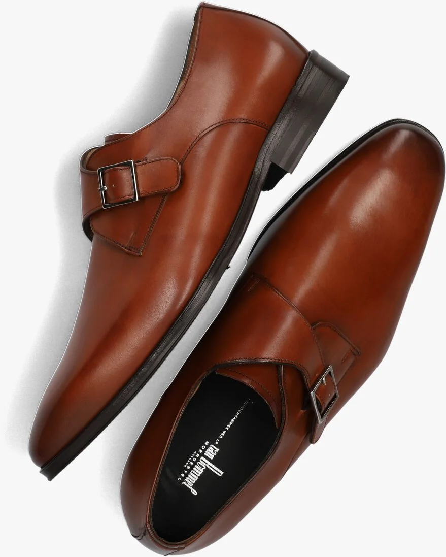 VAN BOMMEL cognac van bommel nette schoenen sbm-30144