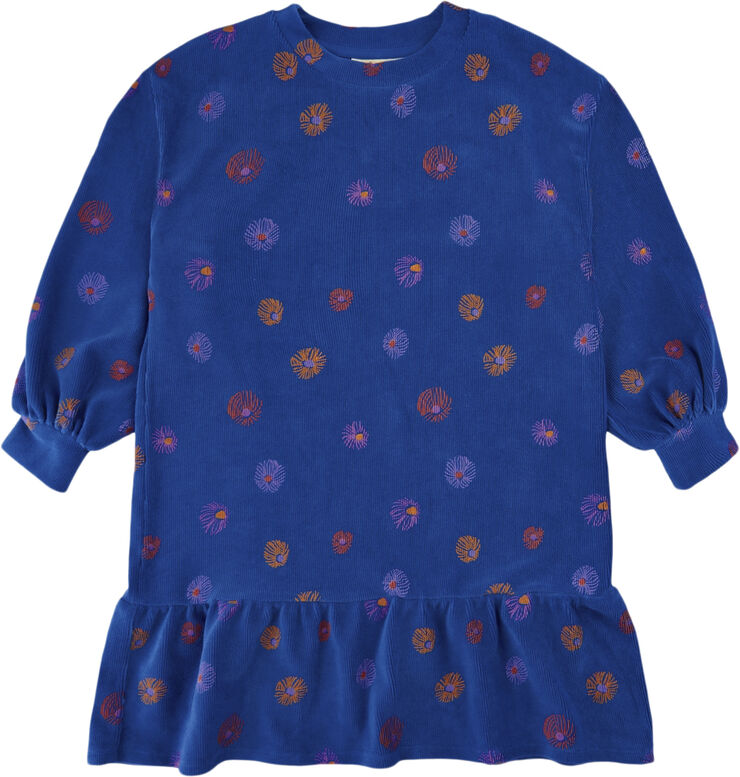 Soft Gallery SGIMANUELLA VELVET L_S DRESS True blue