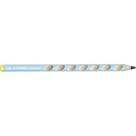 Ergonomischer Dreikant-Bleistift für Linkshänder - STABILO Easygraph in blau - Einzelstift - Härtegrad HB