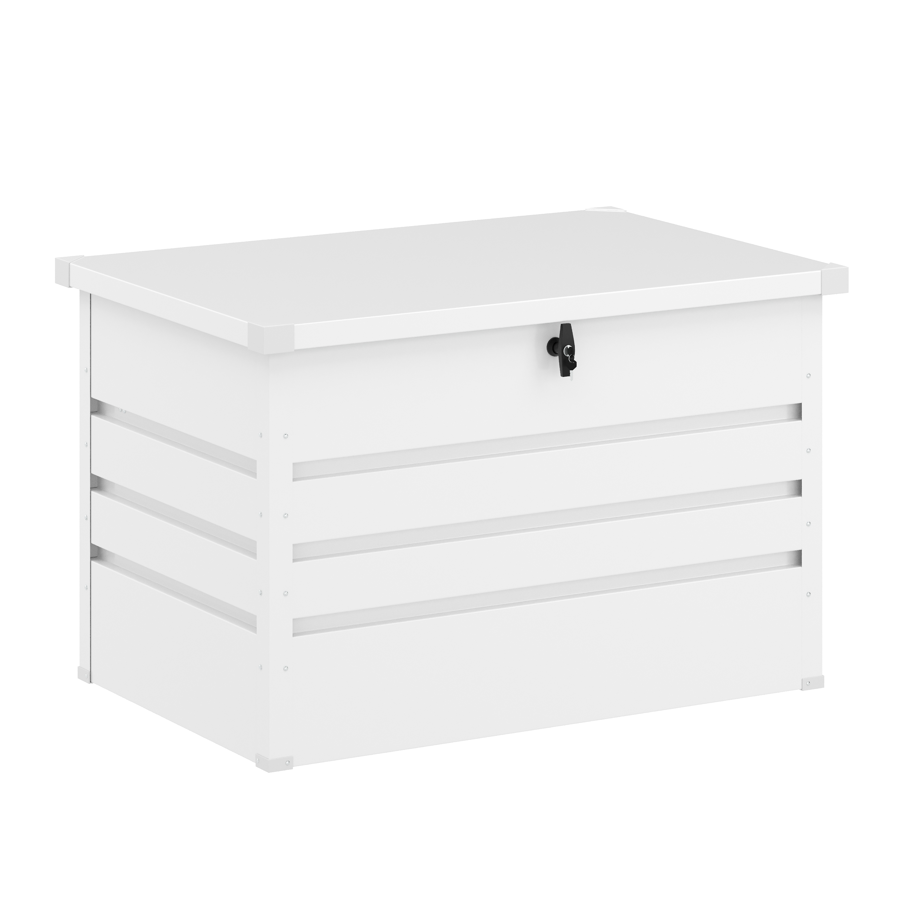 Gartenbox wasserdicht MONACO 100 x 62 x 64 cm 300L weiss