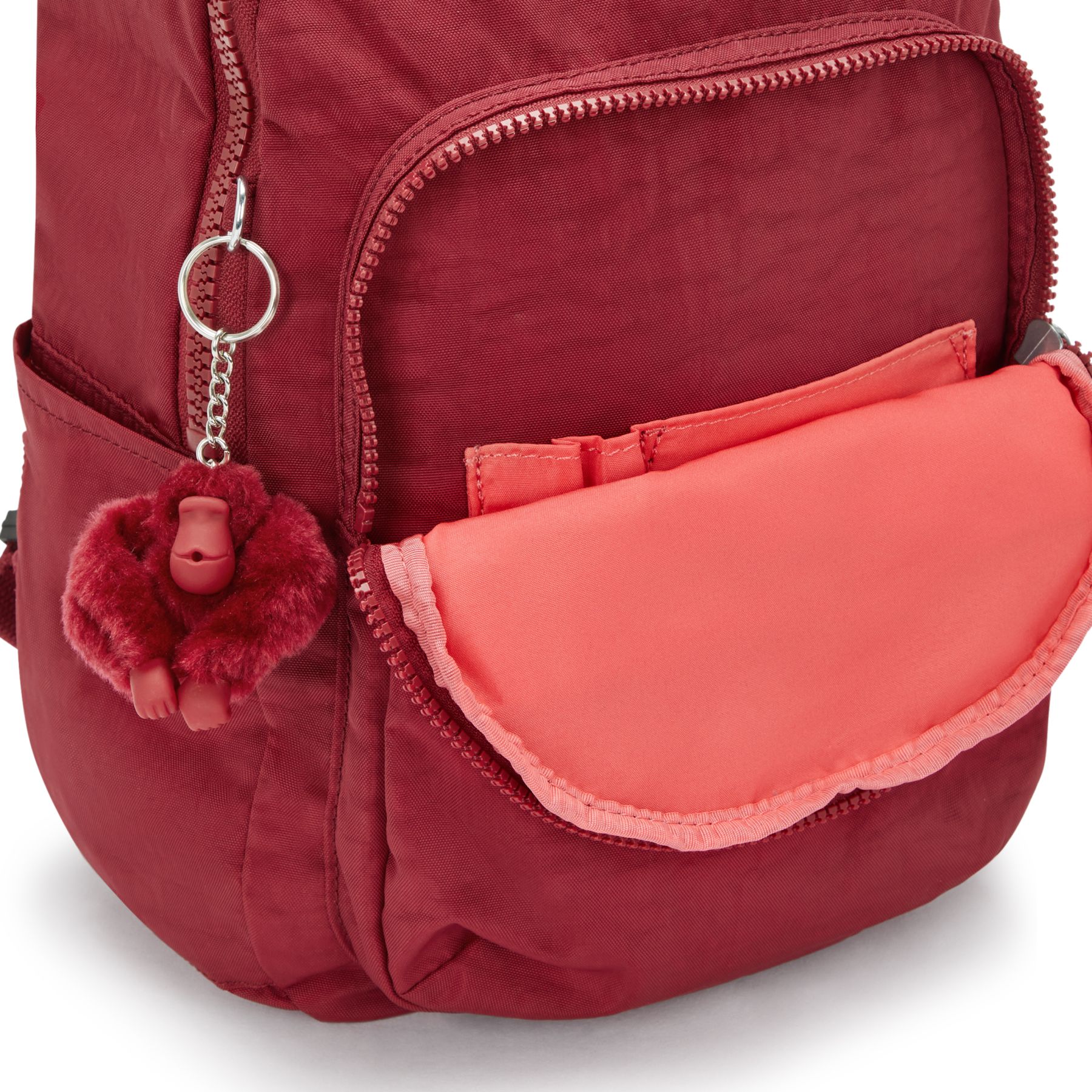 SEOUL S Petit Sac à Dos avec Compartiment pour Tablette - Funky Red