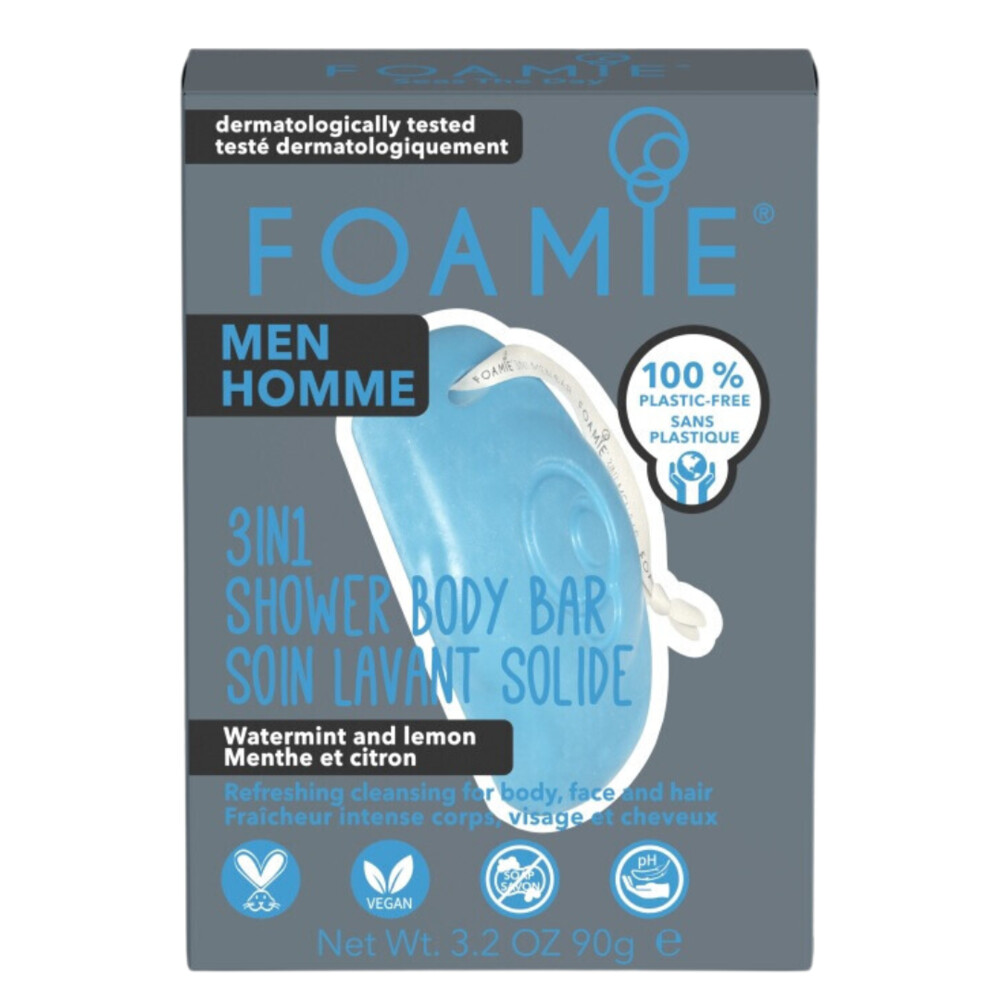 Foamie Men 3-In-1 Bar Watermint & Lemon90 gr