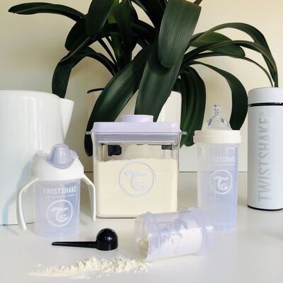 Twistshake Pulverbeholder 1700ml, Hvit