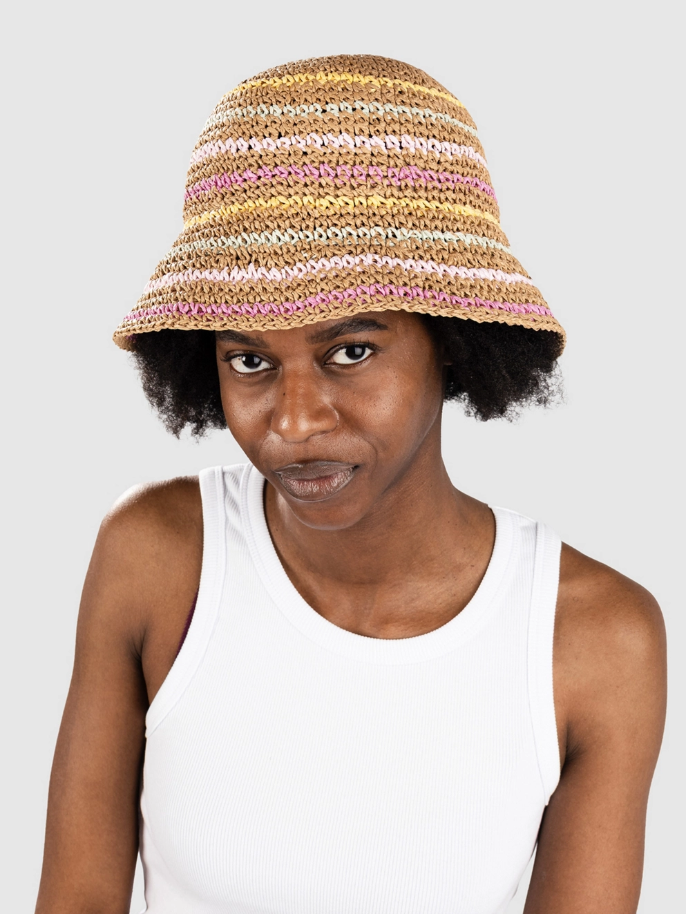 Roxy Candied Peacy Hat natural