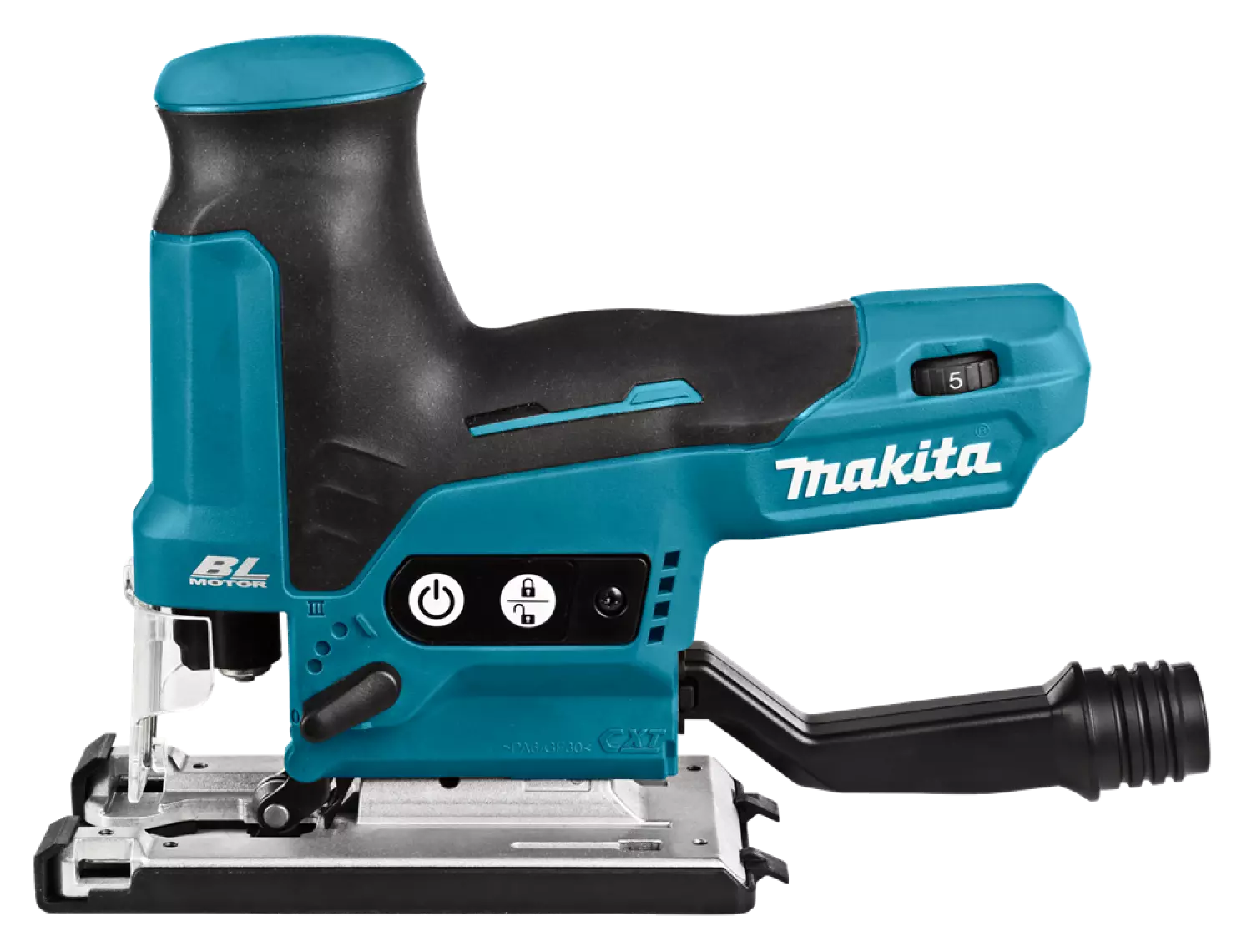 Makita JV102DZJ 10.8V Li-Ion Accu decoupeerzaag body in Mbox - T-greep - variabel - koolborstelloos