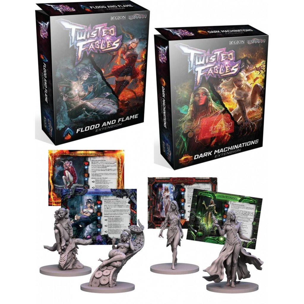 Twisted Fables - Pack Flood and Flame et Dark Machinations VF