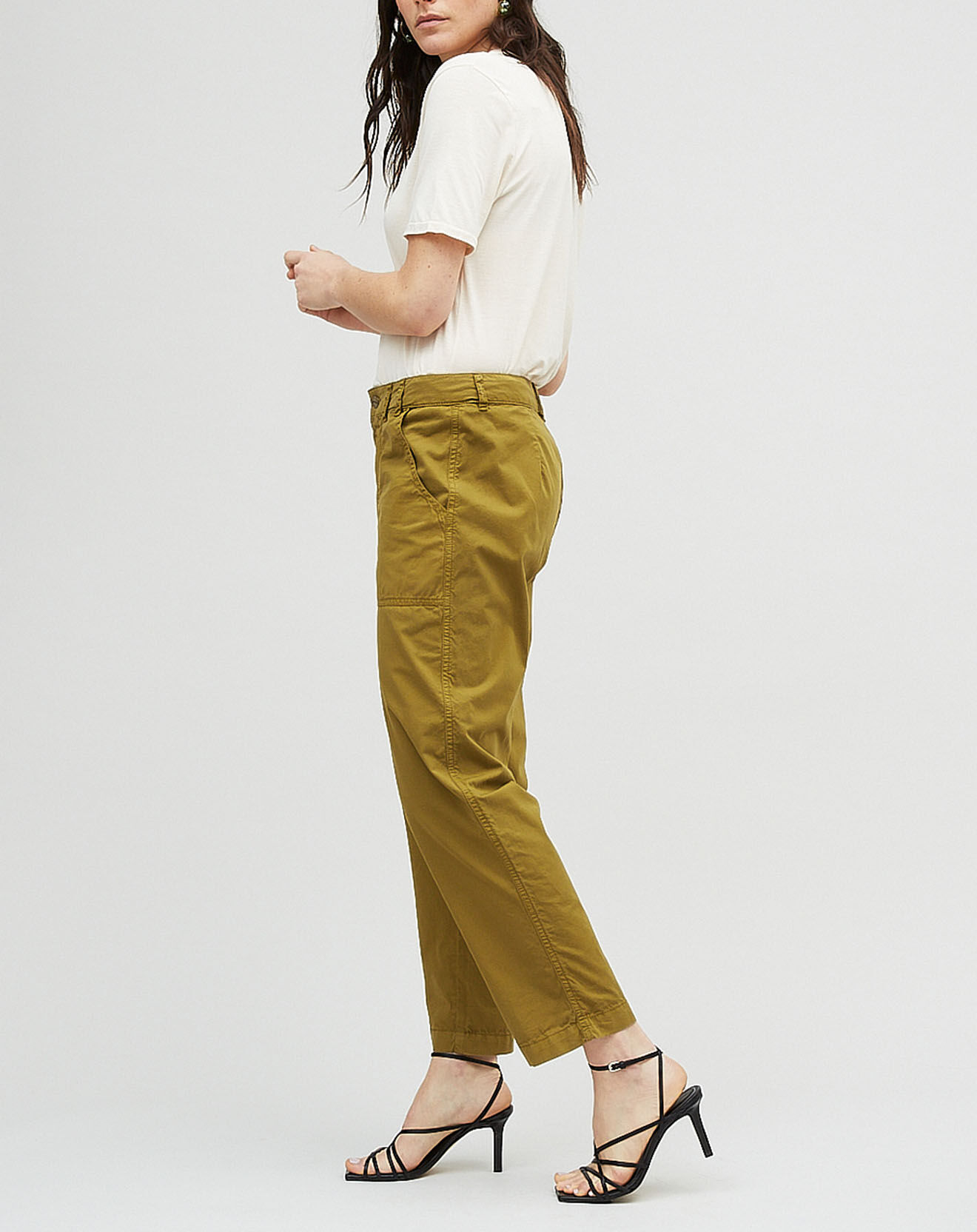 Chloé Stora Pantalon Pandy kaki