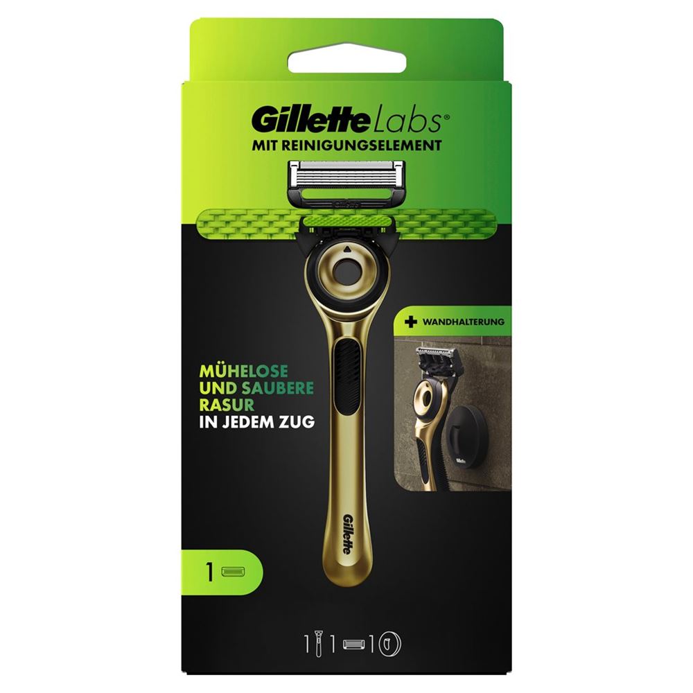 Gillette Gold Rasierapparat<br>1 Stück, mit 1 Klinge + Duschhänger
