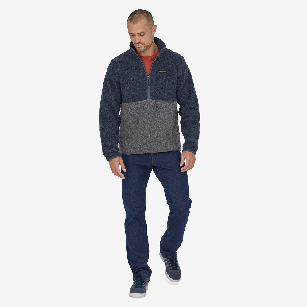 Herren-Pullover aus recyceltem Fleece