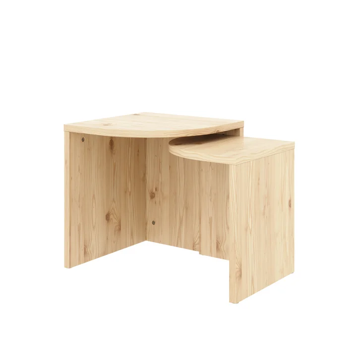 Karup Design - Combine Beistelltisch-Set, Kiefer natur (2er-Set)
