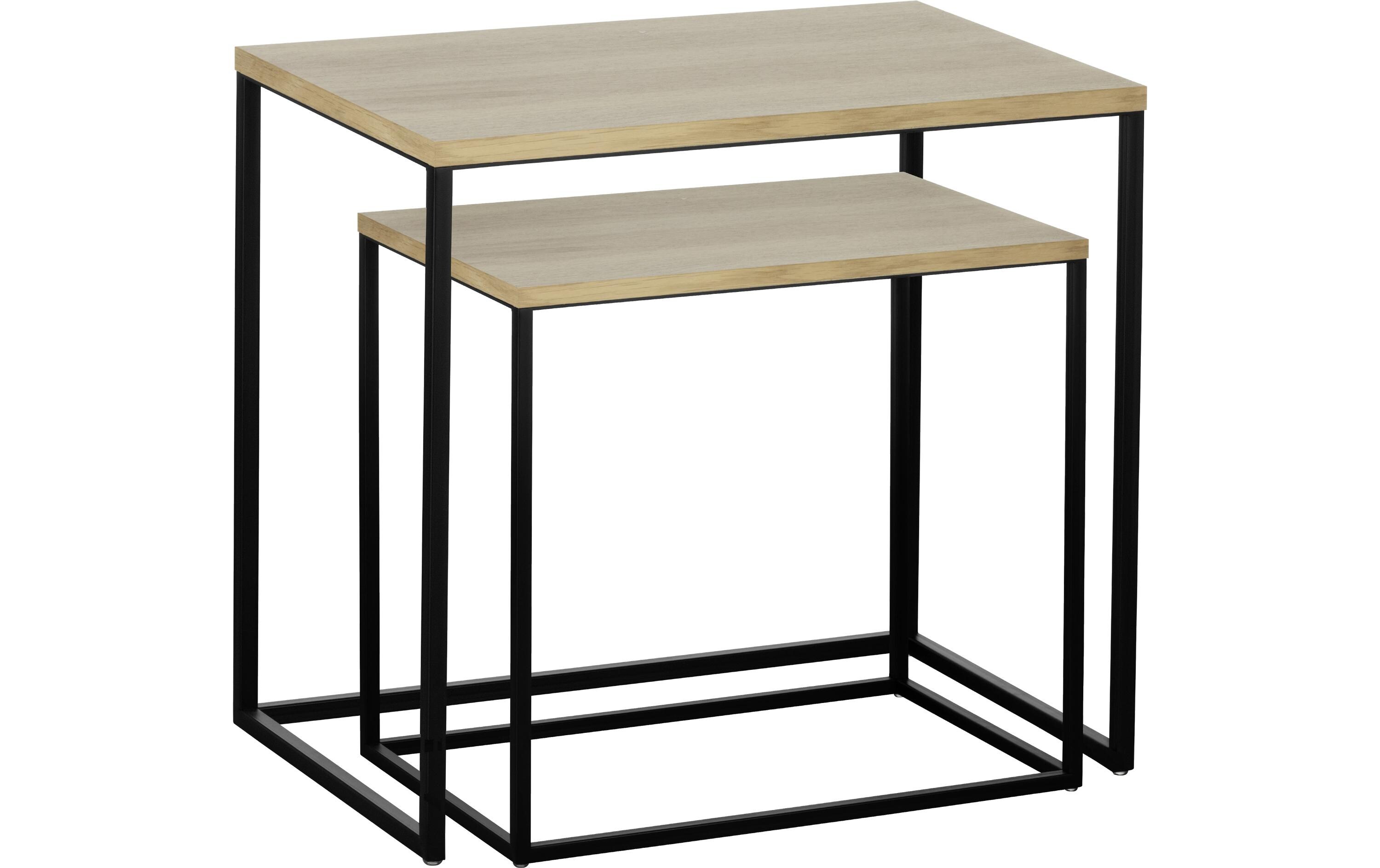 Beistelltisch Tozawa 2er Set<br>Modernes Tisch-Set