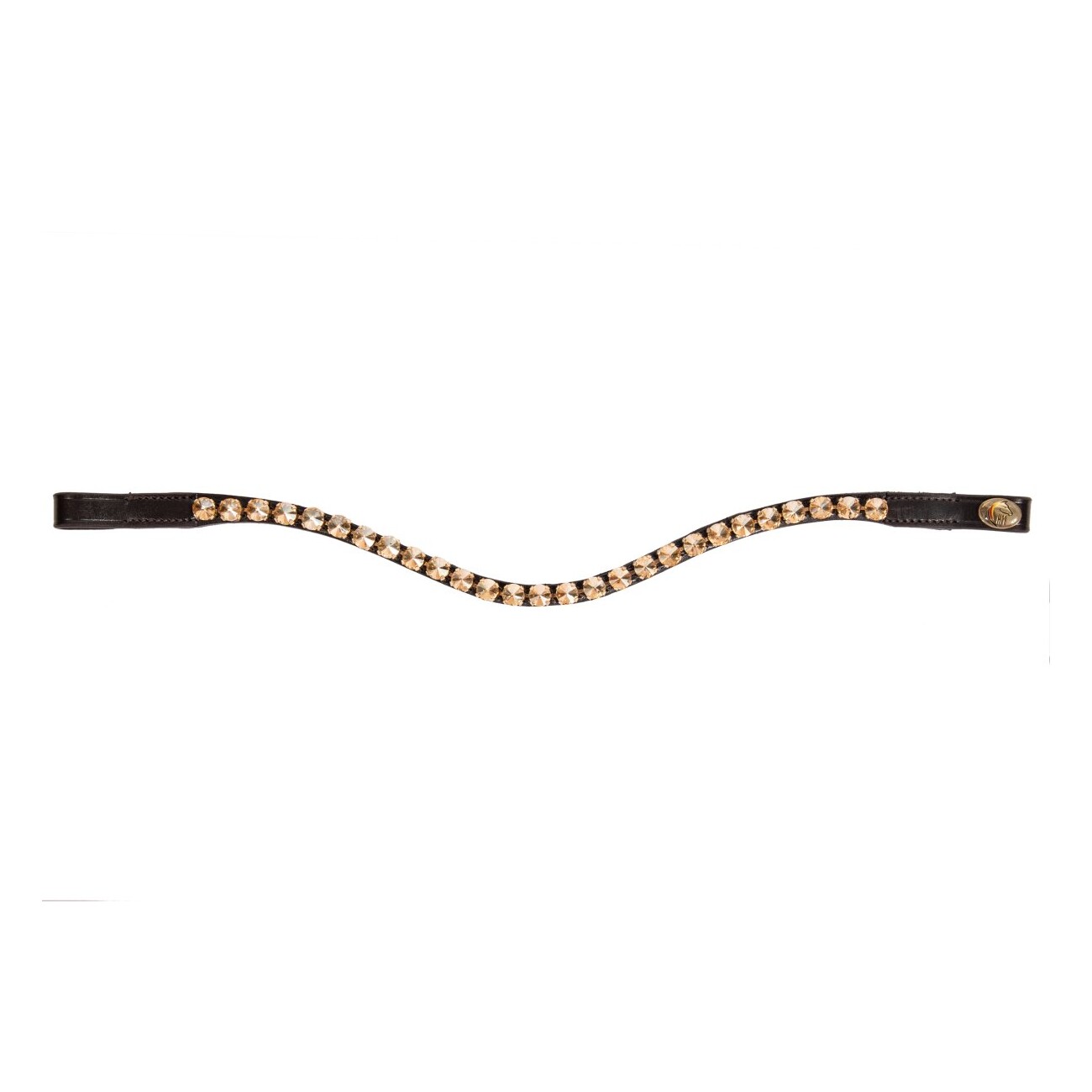 Hans Melzer Horse Equipment Stirnriemen Stockholm braun VB/ COB (Vollblut)