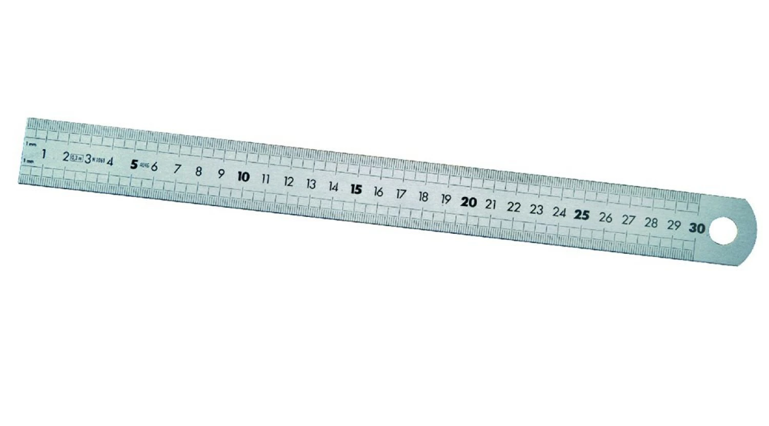 Het Melkmeisje MM722020 Maatlat - RVS - 200 x 13 x 0,5mm