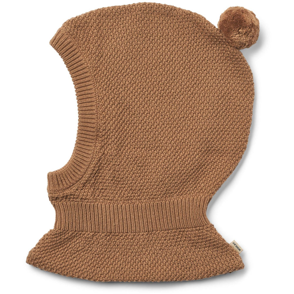 Køb Wheat Caramel Knitted Elefanthue Pomi