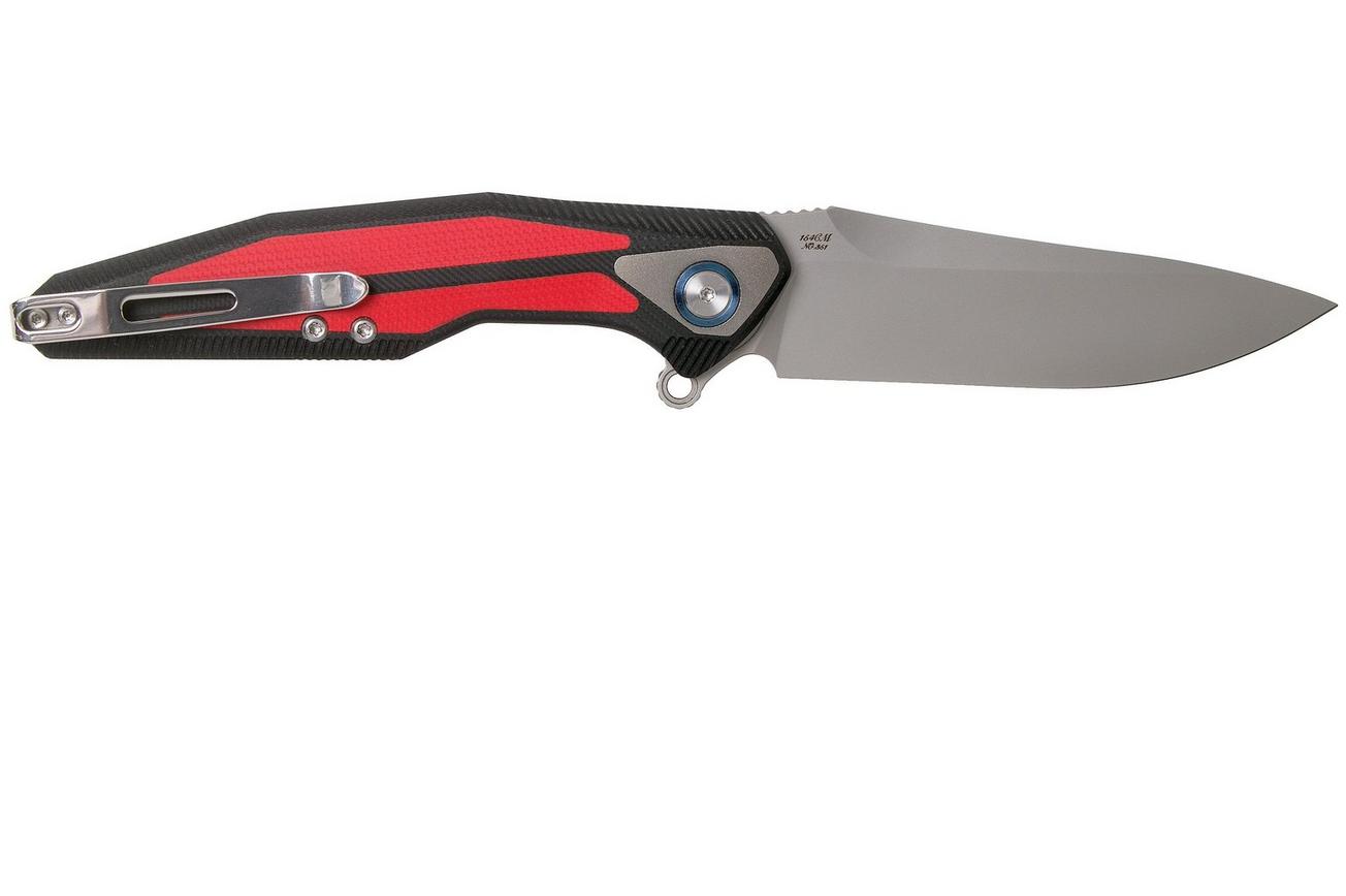 Rike Knife Tulay Black-Red zakmes