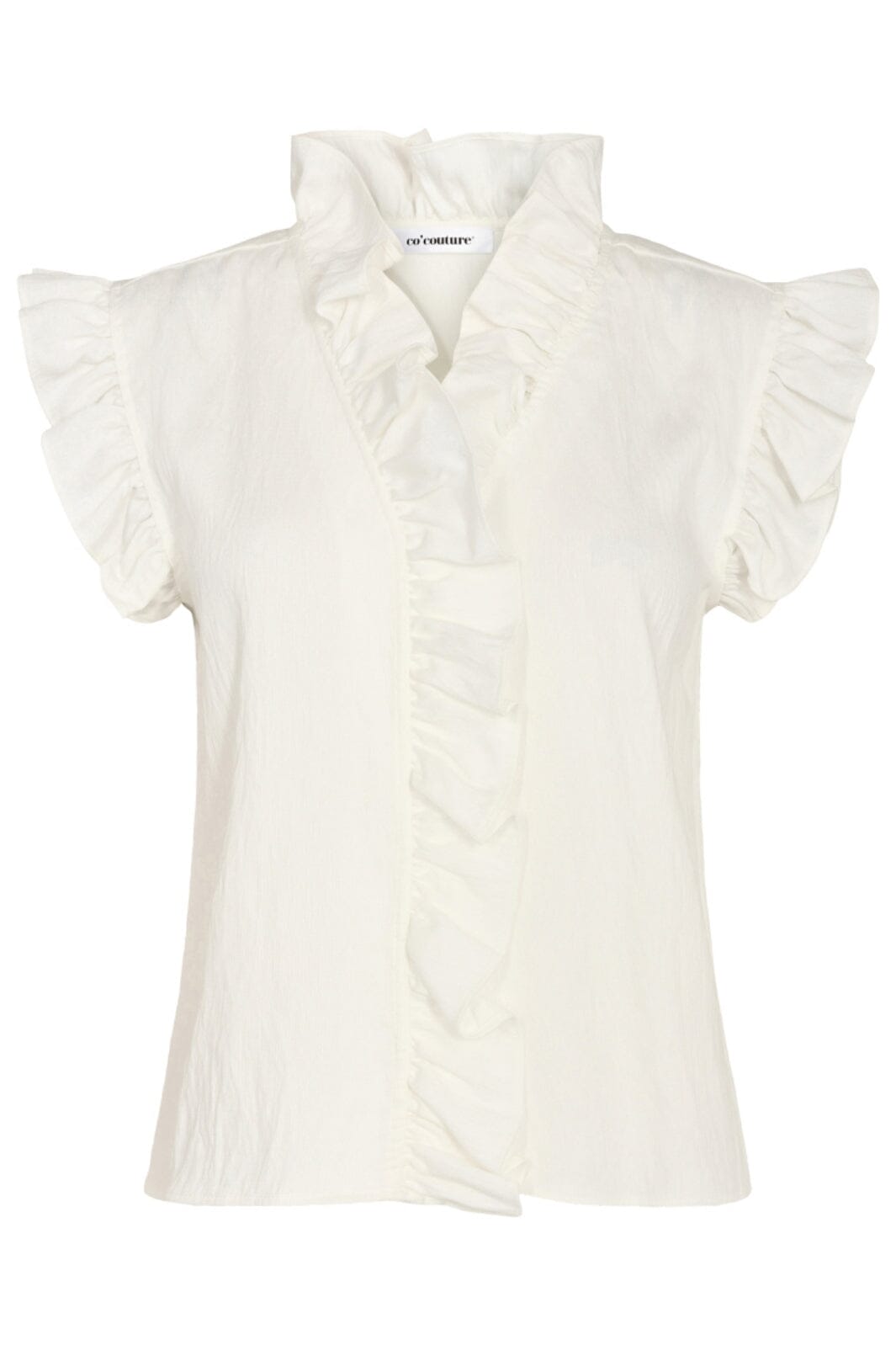 Co´Couture Suedacc Frill Top 35213
