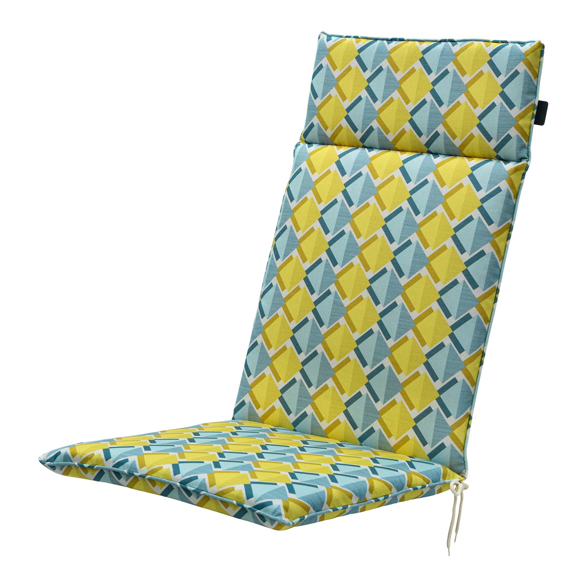 Madison Siem yellow Tuinstoelkussen - Set van 4