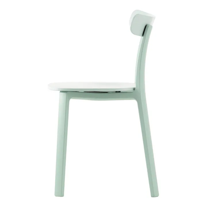 Vitra Chaise Morrisson All plastic | Gris bleuté