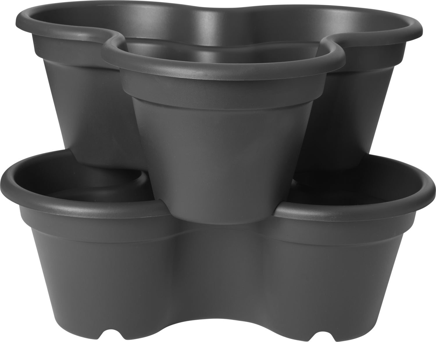 Easyday plantenbak Joy zwart D 45 H 15 cm