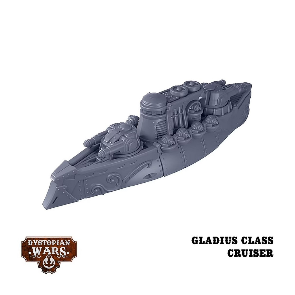Dystopian Wars: Mars Battlefleet Set