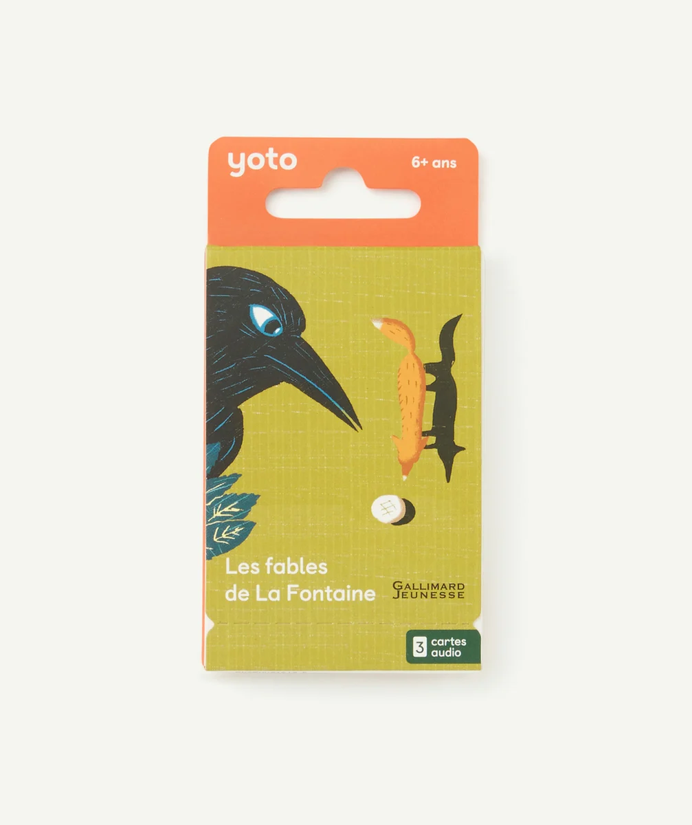 YOTOPACK DE 3 CARTES HISTOIRES AUDIO LES FABLES DE LA FONTAINE