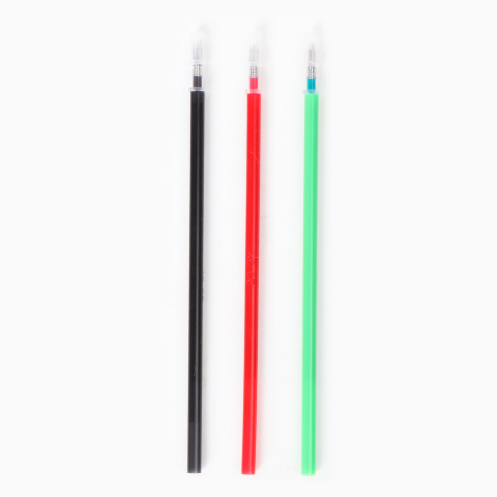 Conjunto 3 Recargas Canetas de Apagar - Black, Red And Green