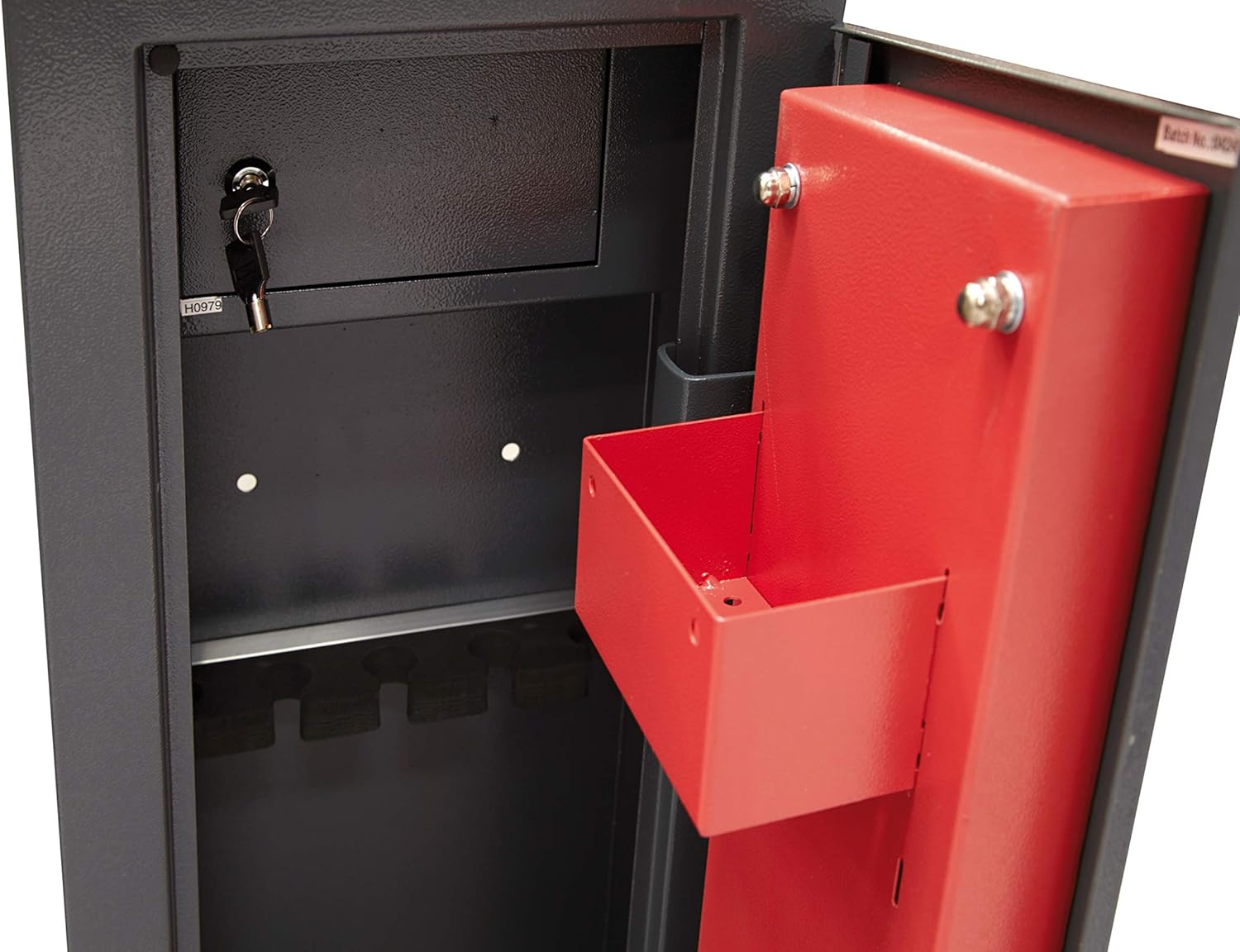ARREGUI Braco ARM050 Stahlschrank für 5 Schrotflinten, Gewehrschrank mit Innenschublade, Waffentresor, Frankreich und Italien: gültig für alle Waffen, Spanien und Portugal: nicht zugelassen