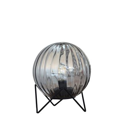 Lampe boule support métal