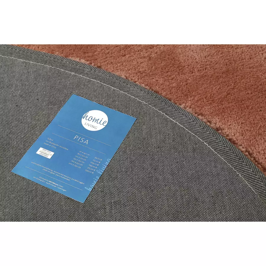 Homie Living Hochflorteppich Pisa cognac