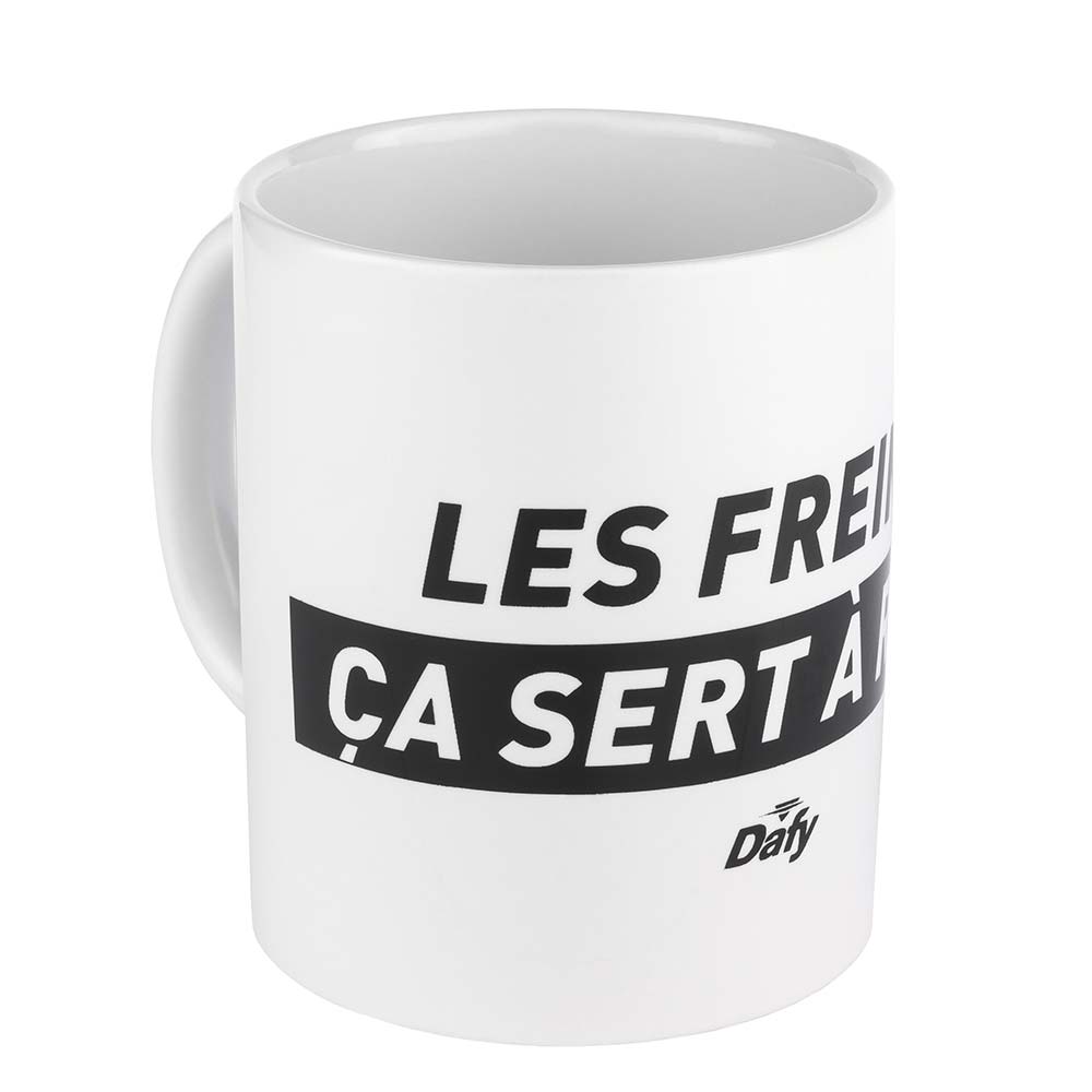 Dafy Moto - Mug Freins Blanc / Noir