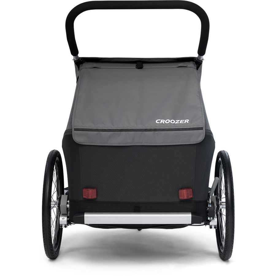 CROOZER Kinderfahrradanhänger Kid Keeke 2 Mountain Grey