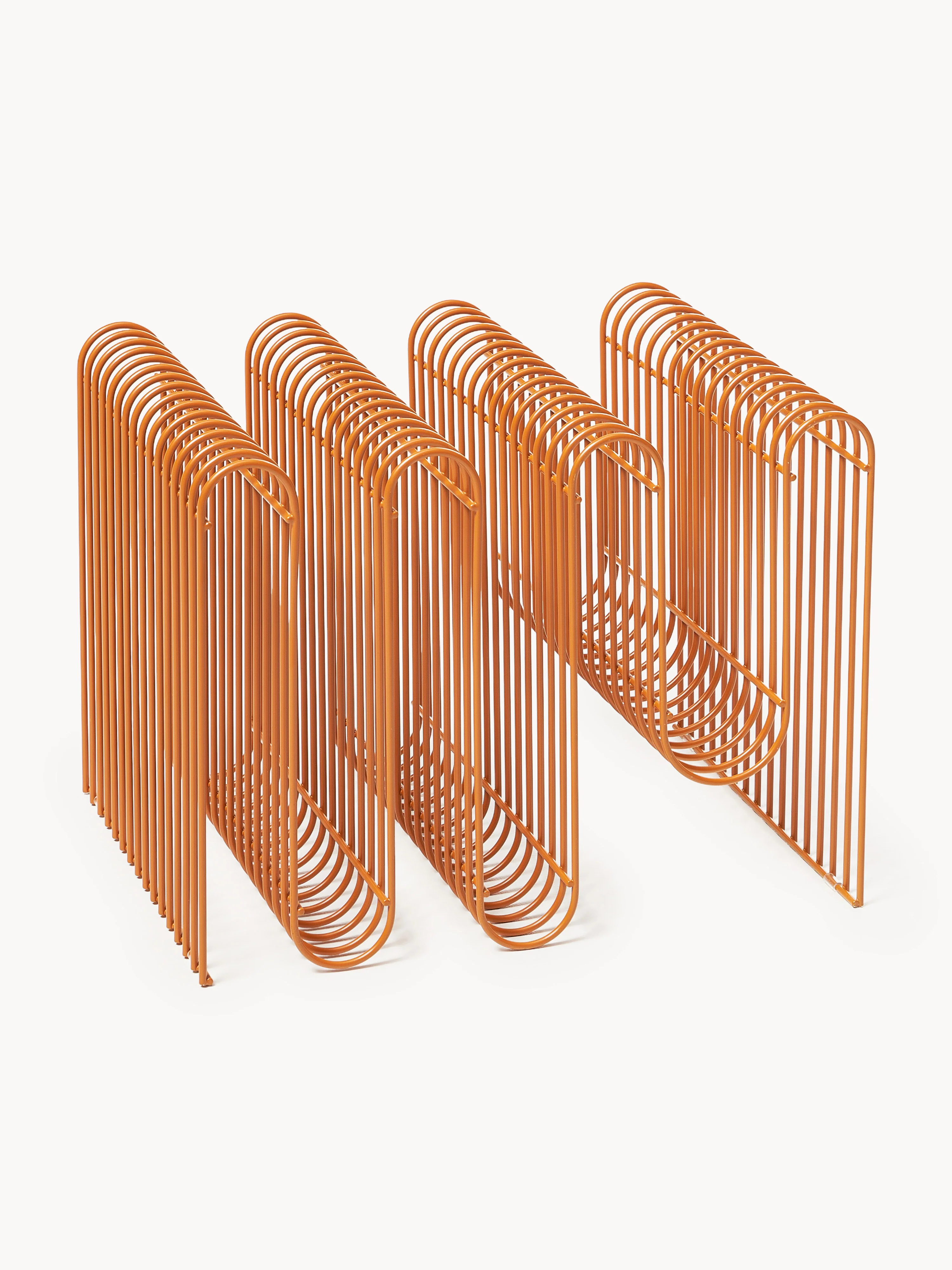Metalen tijdschriftenhouder Curva