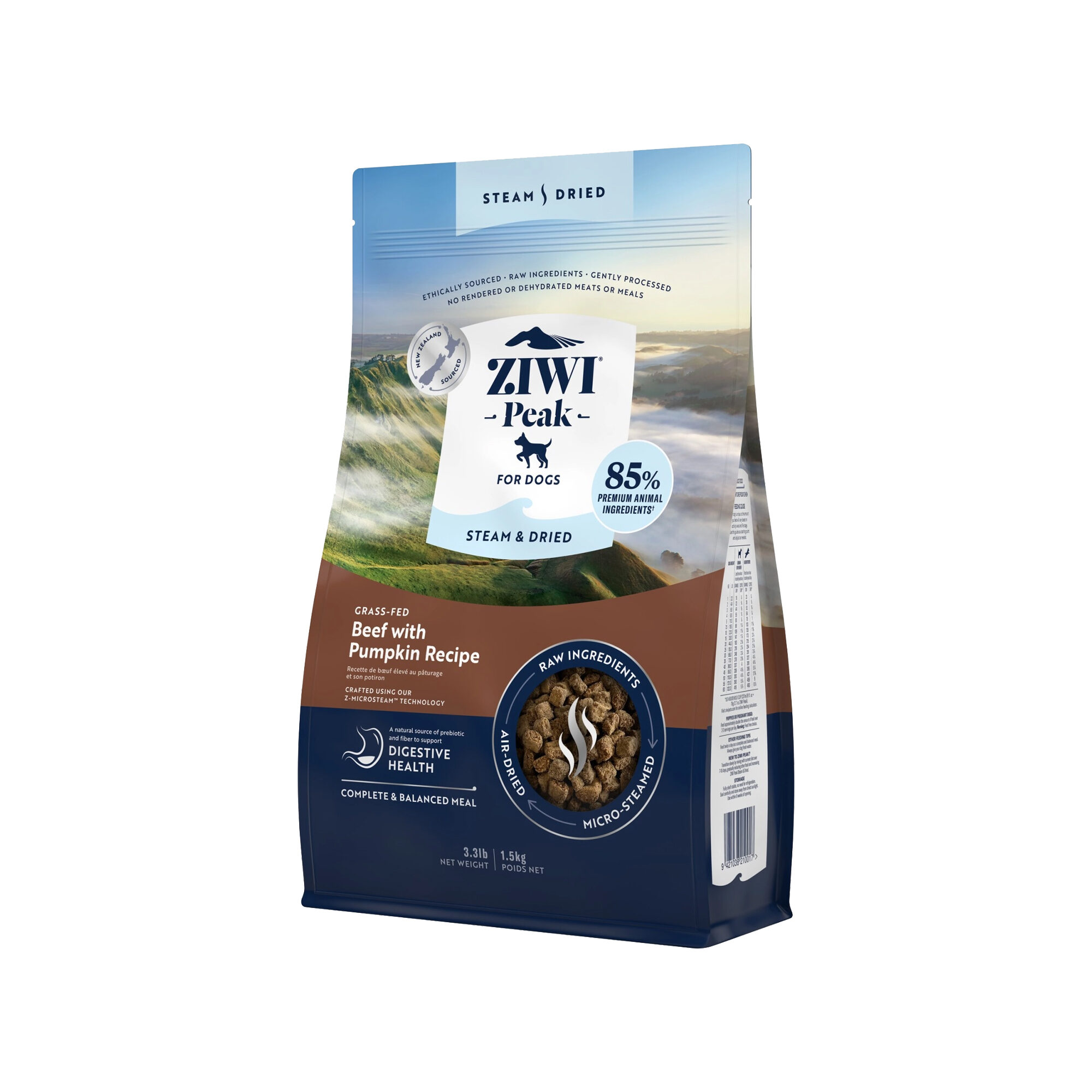 Ziwi Peak Steam & Dried hondenvoeding - Rund