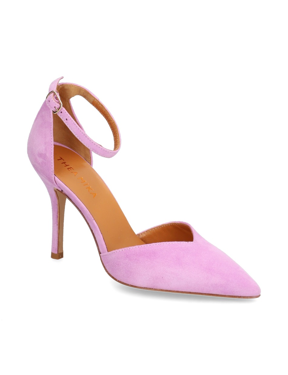 Veloursleder Pumps