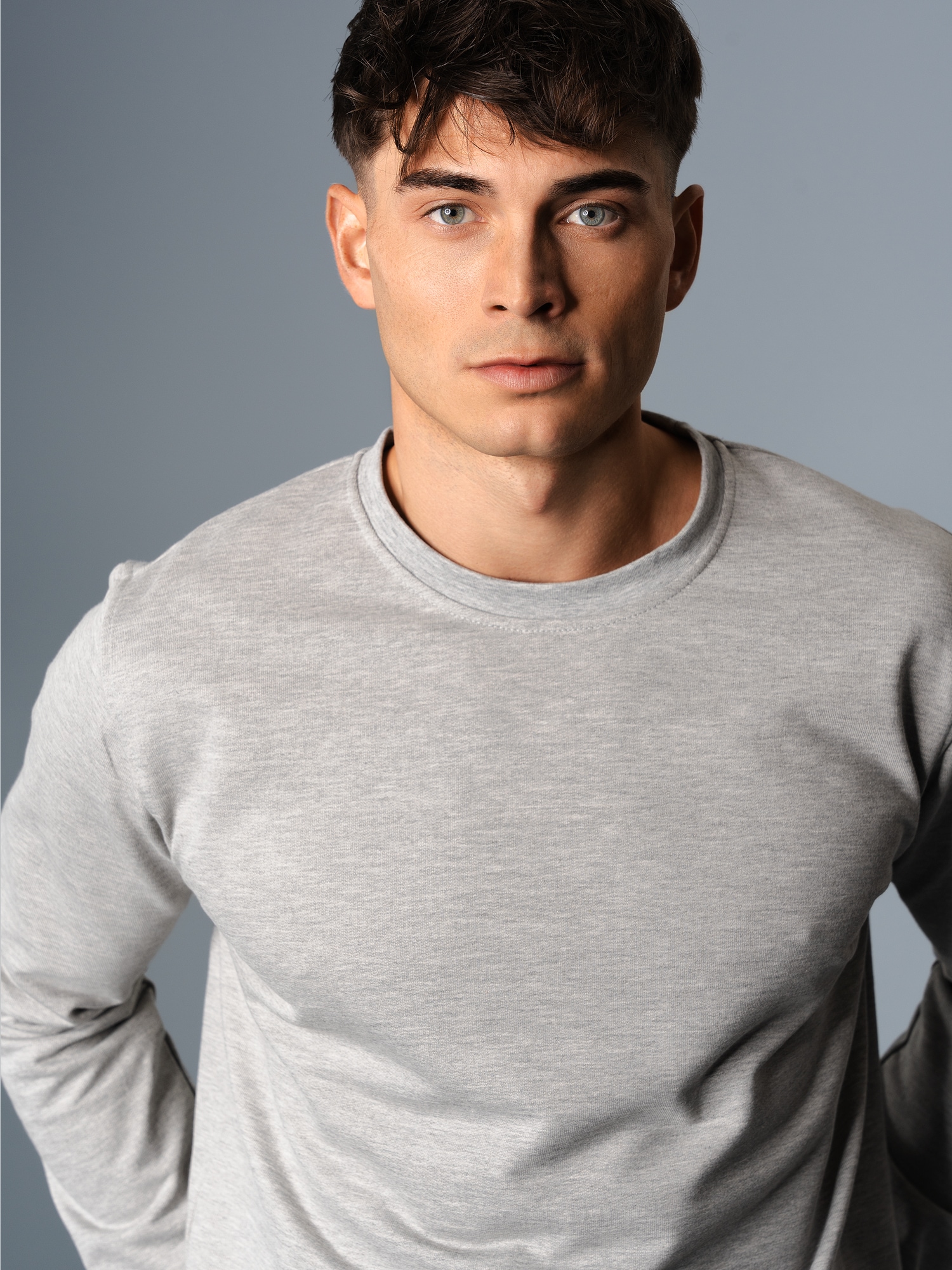 Sweatshirt Grau-melange