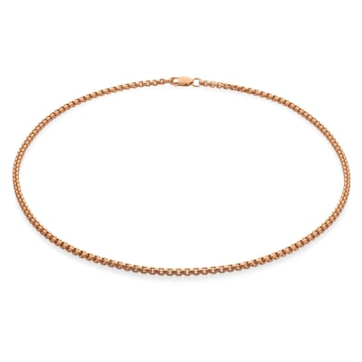 Collier Venezianer roségoldplattiert