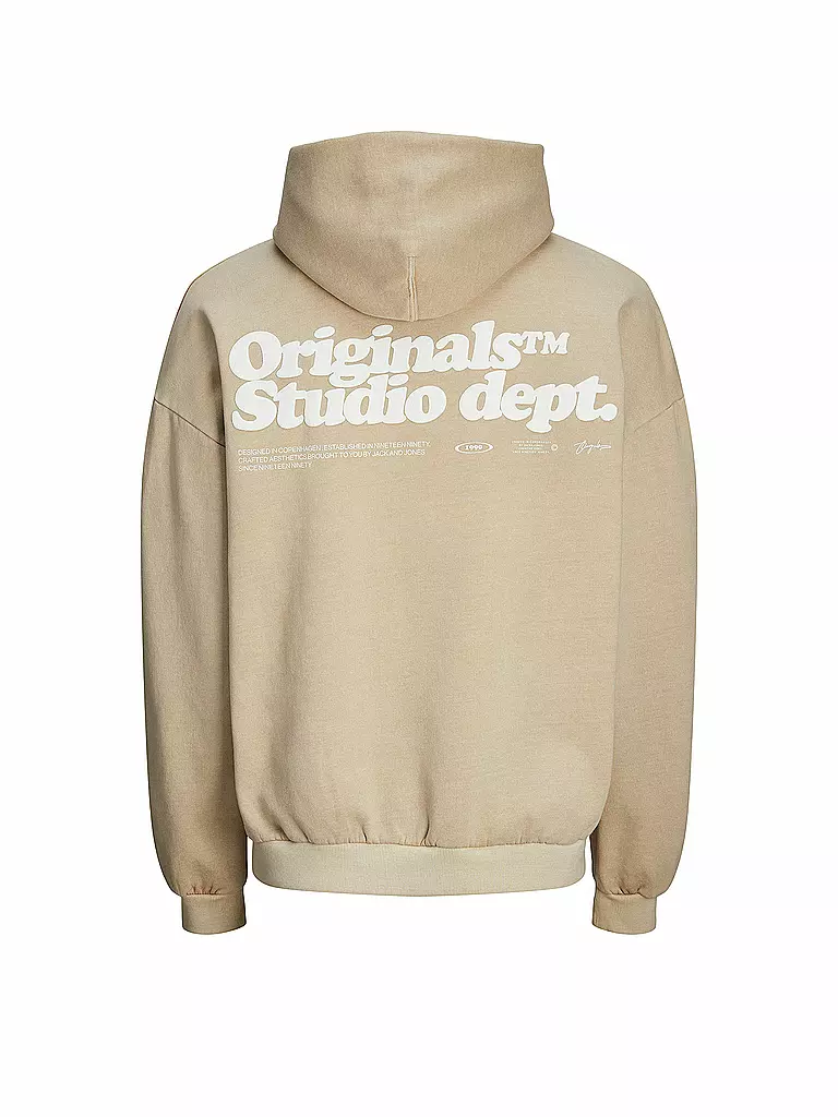 JACK & JONES Kapuzensweater - Hoodie JORVERMONT beige