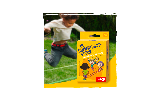 Noris 15 Gummitwist Spiele für Anfänger und Profis
